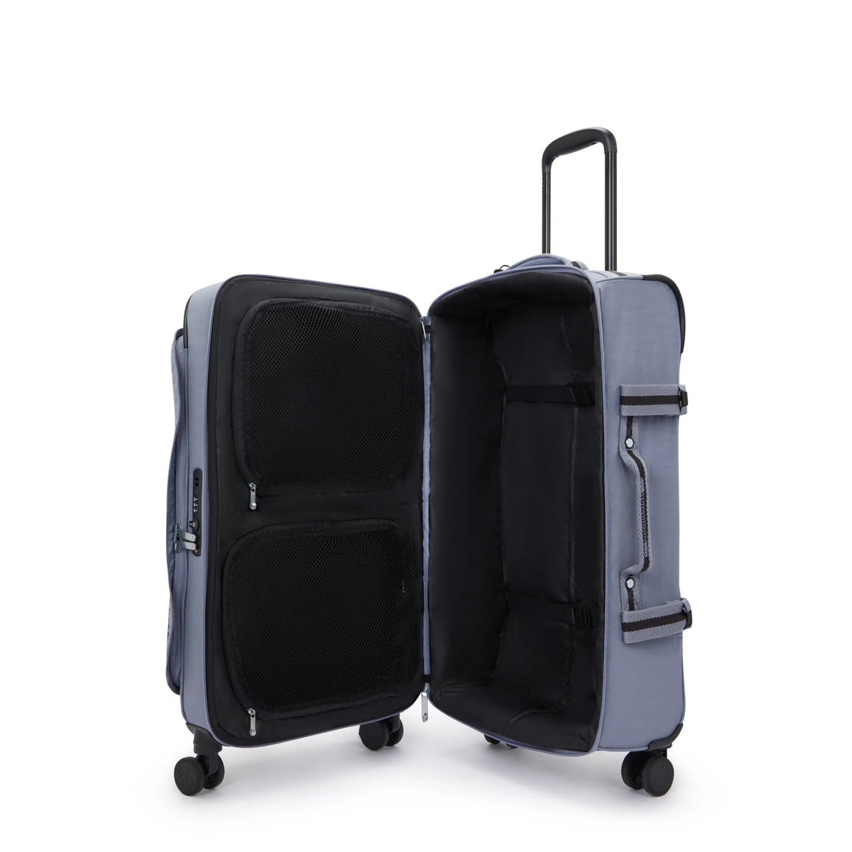 Spontaneous Medium Rolling Luggage Blue Stone - 3
