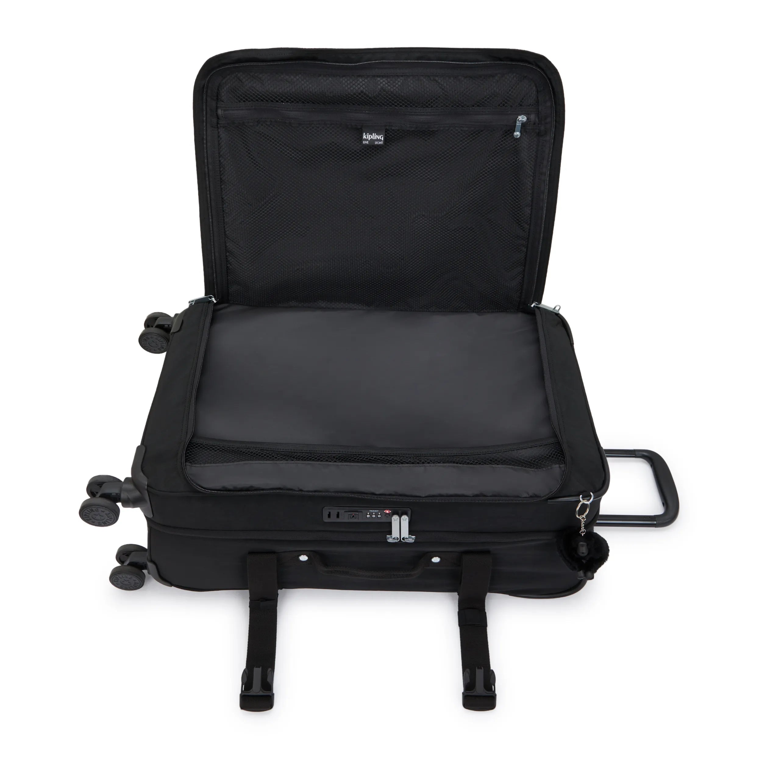 ☆Kiplingsキャリーケース☆黒☆ Spontaneous Medium Rolling Luggage