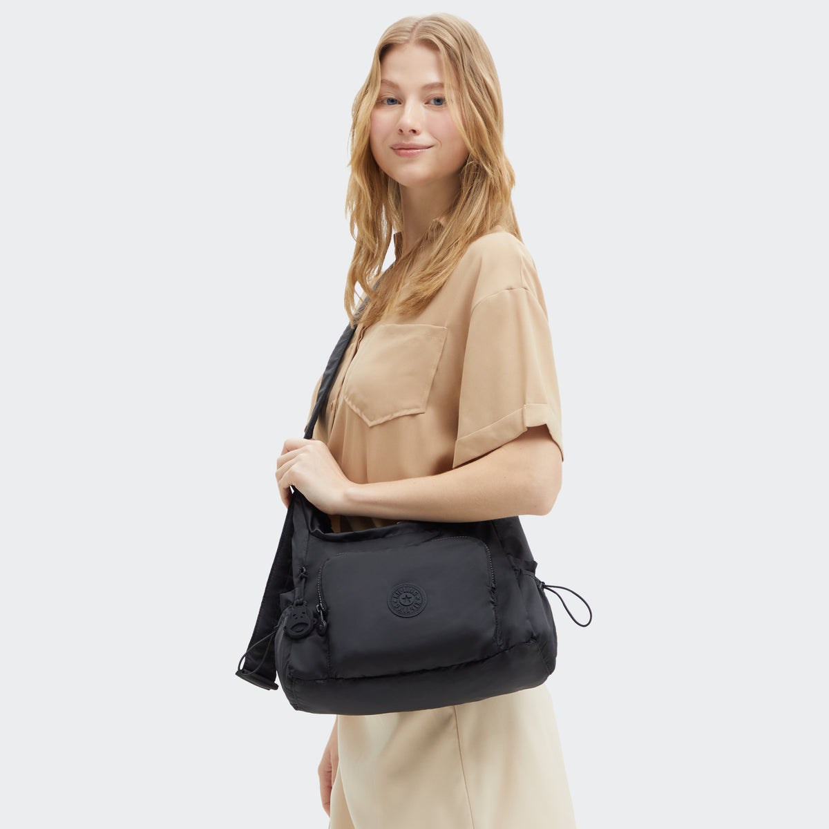 Gabb Small Smooth Satin Crossbody Bag Simply Black - 2