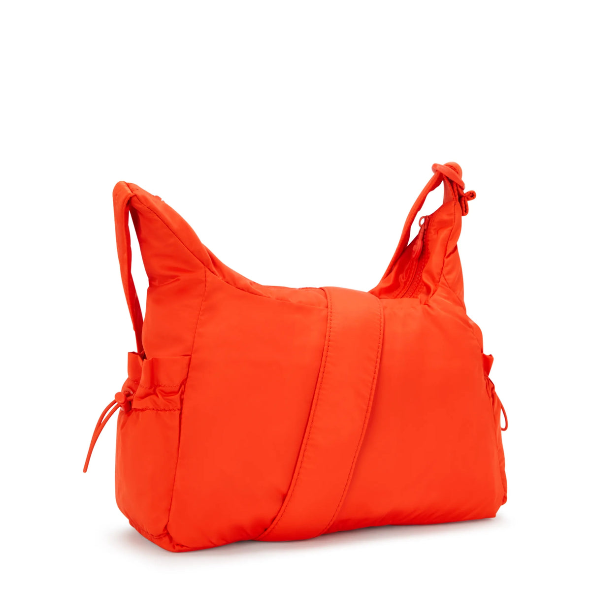 Gabb Small Smooth Satin Crossbody Bag Open Orange Gloss - 2