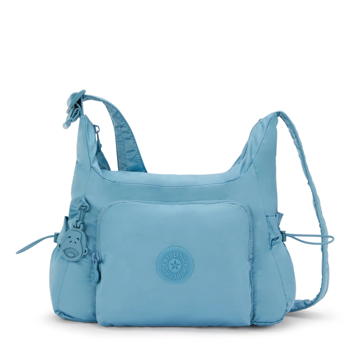 Gabb Small Smooth Satin Crossbody Bag Sounds Blue - 1