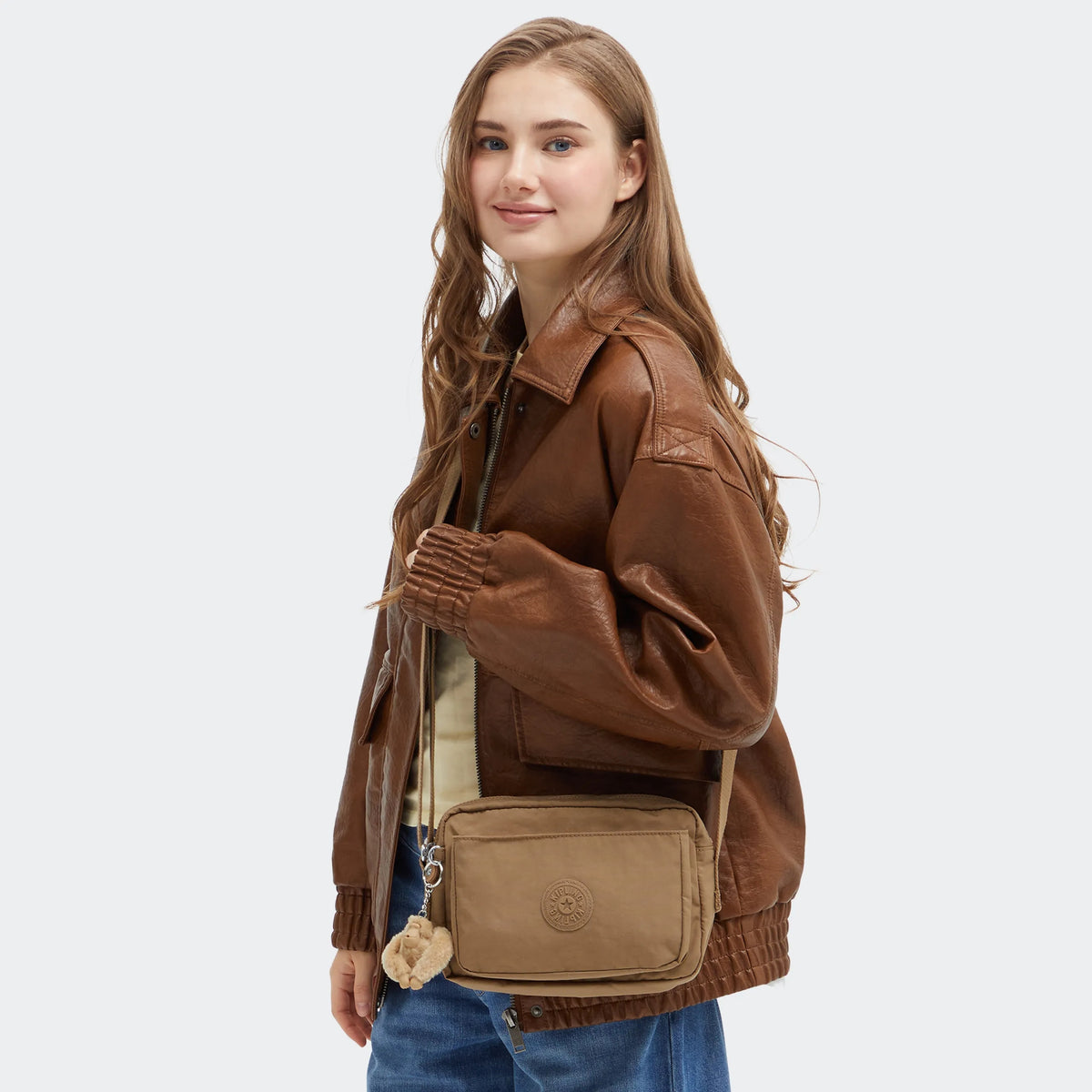 Abanu Medium Crossbody Bag Early Tan - 2