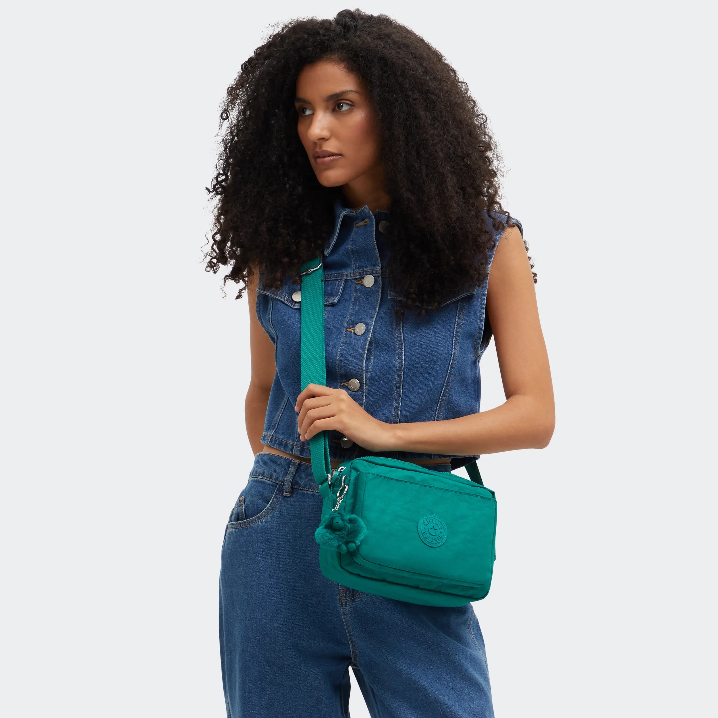 Abanu Medium Crossbody Bag - Outspoken Green