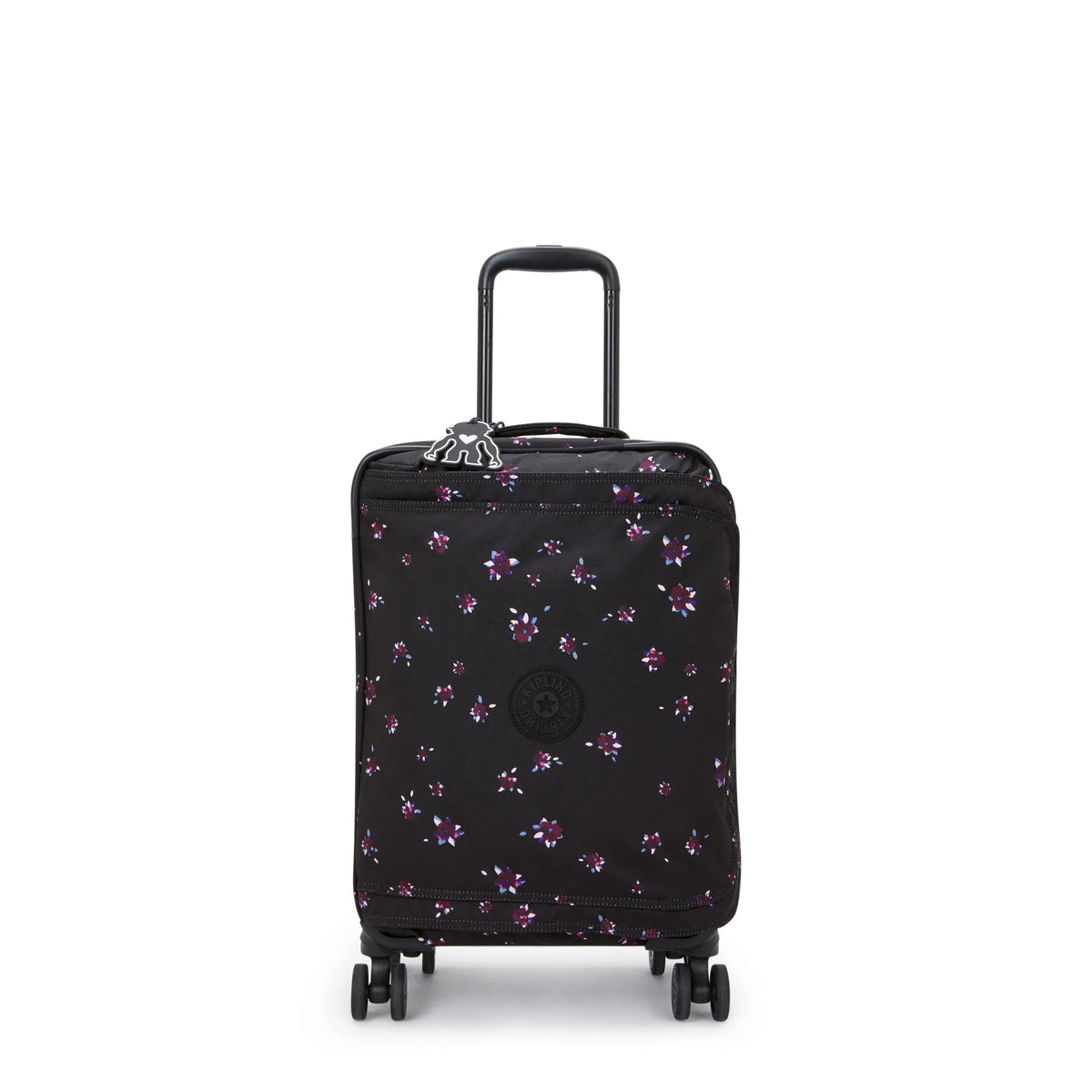 Spontaneous Small Printed Rolling Luggage Night Flower - 1