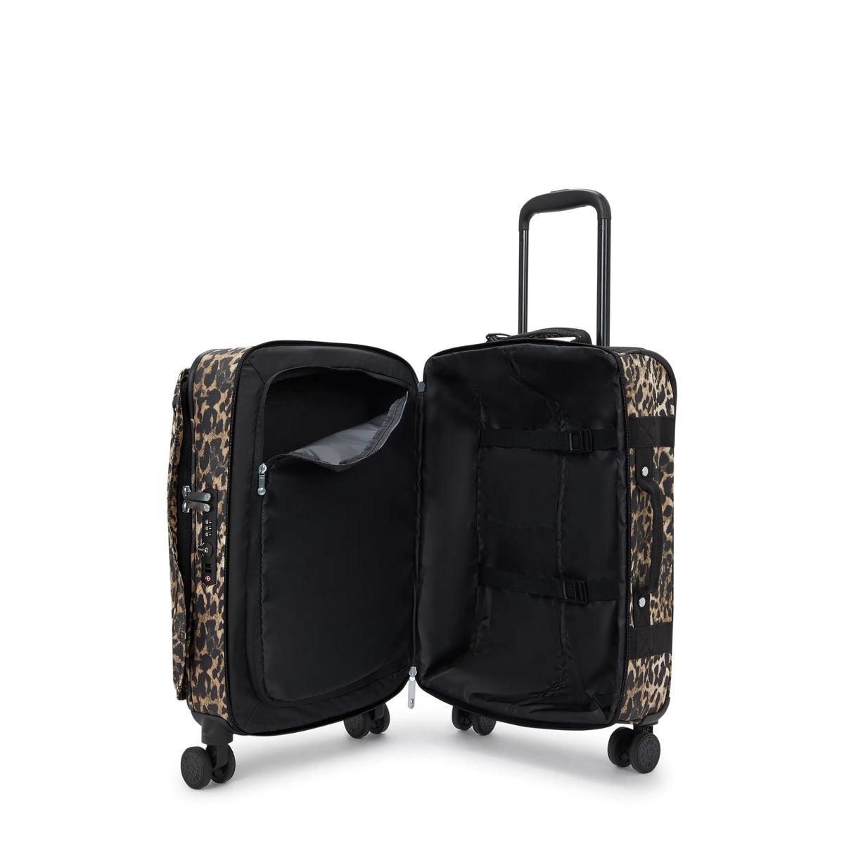 Spontaneous Small Printed Rolling Luggage Wild Leopard - 3