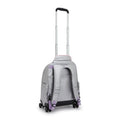New Zea Metallic 15" Laptop Rolling Backpack Silver Glow Metallic-view-2 thumbnail