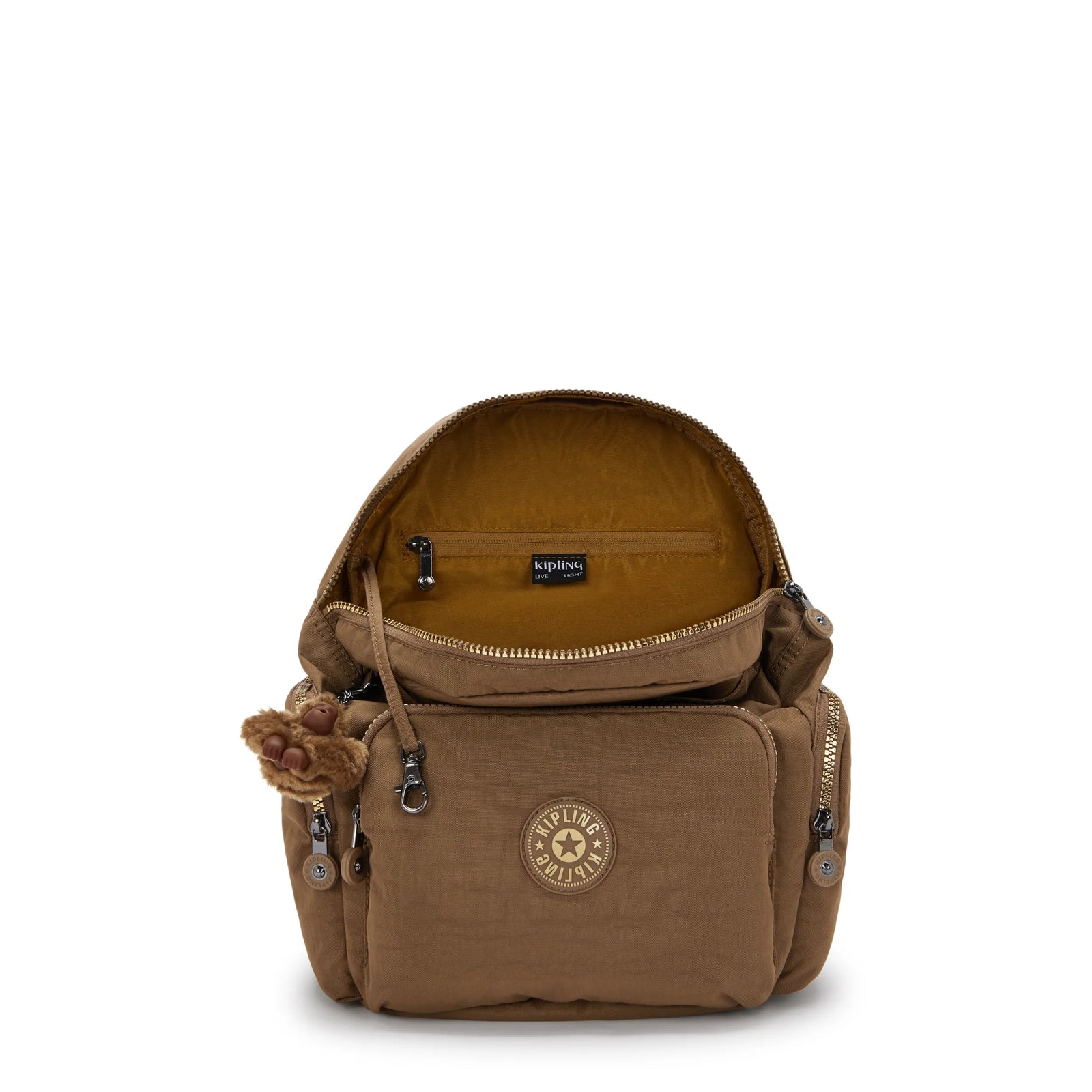 City Zip Small Backpack Glorious Khaki-view-4
