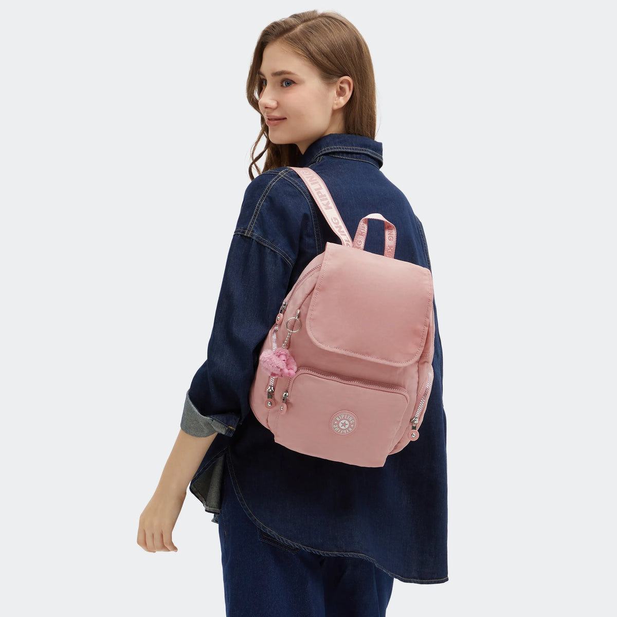 City Zip Small Backpack Glorious Pink - 2