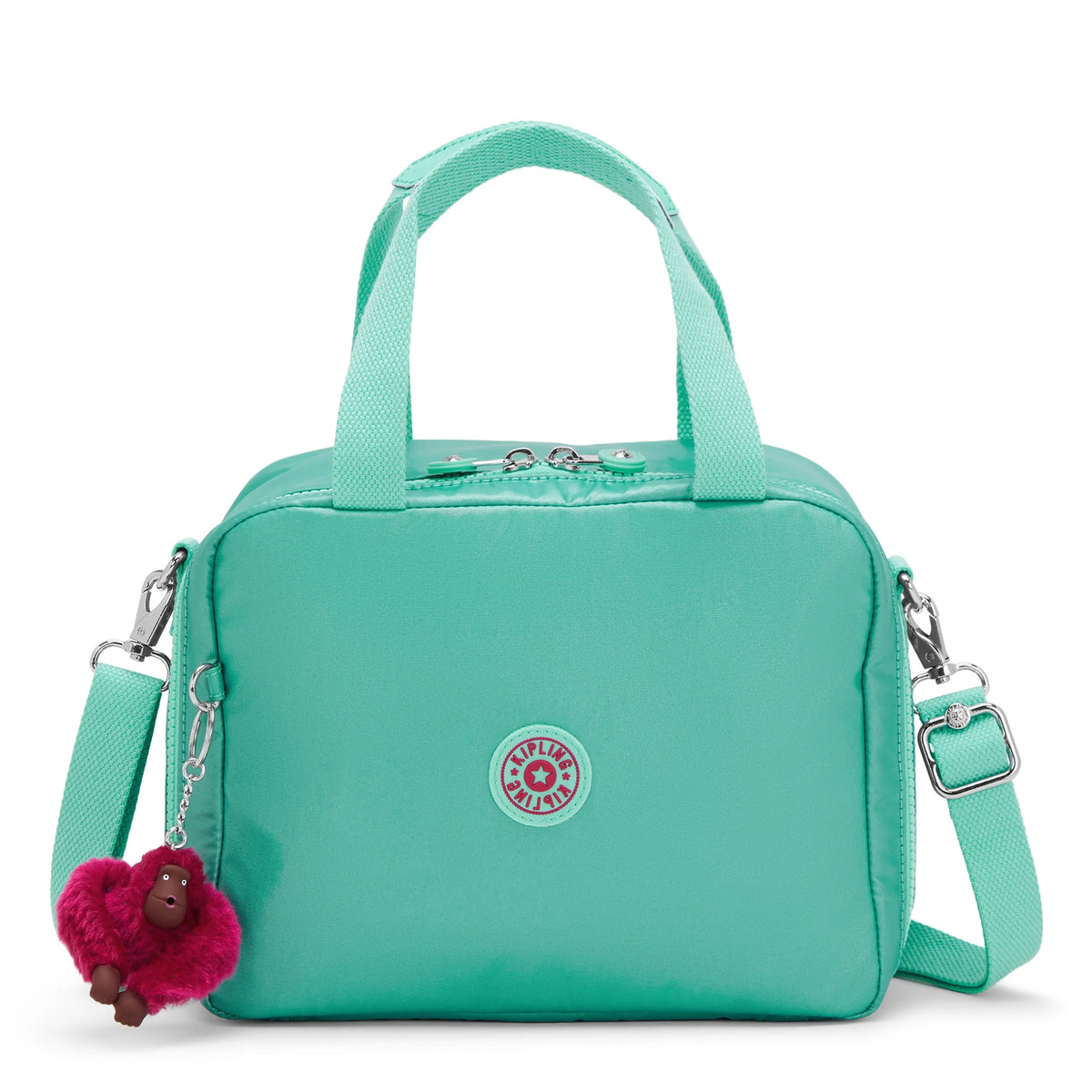 Miyo Metallic Lunch Bag Oasis Mint Metallic - view1