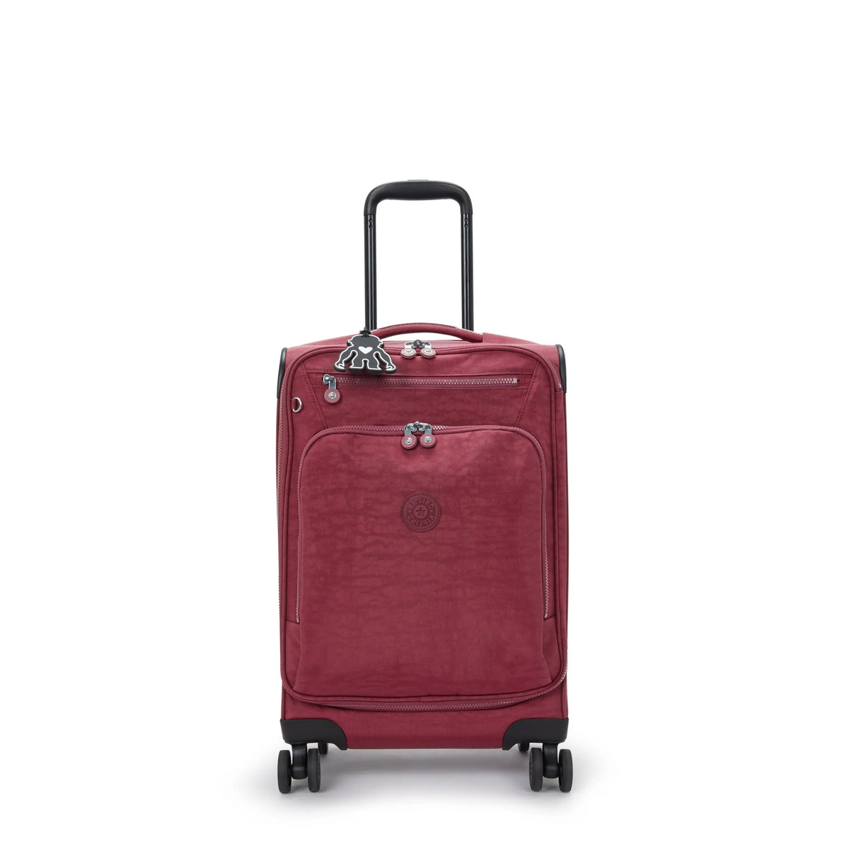 Youri Spin Small Printed 4 Wheeled Rolling Luggage Lounge Wine - 1