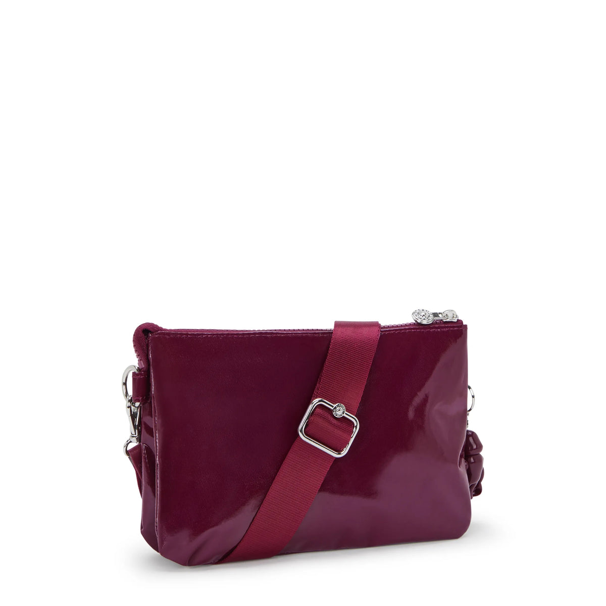 Riri Glossy Crossbody Bag High Gloss Wine - 2