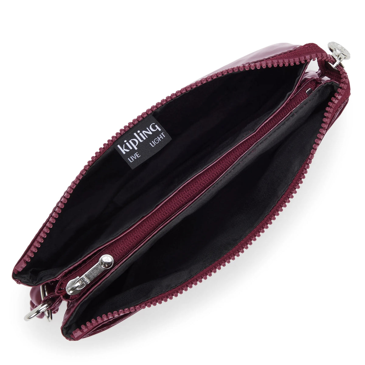 Riri Glossy Crossbody Bag High Gloss Wine - 3
