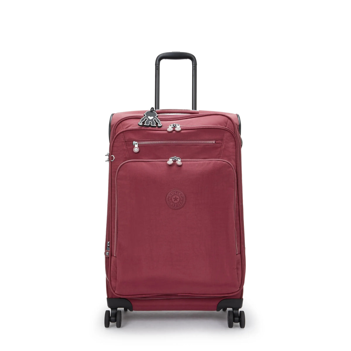 Youri Spin Medium Printed 4 Wheeled Rolling Luggage Lounge Wine - 1