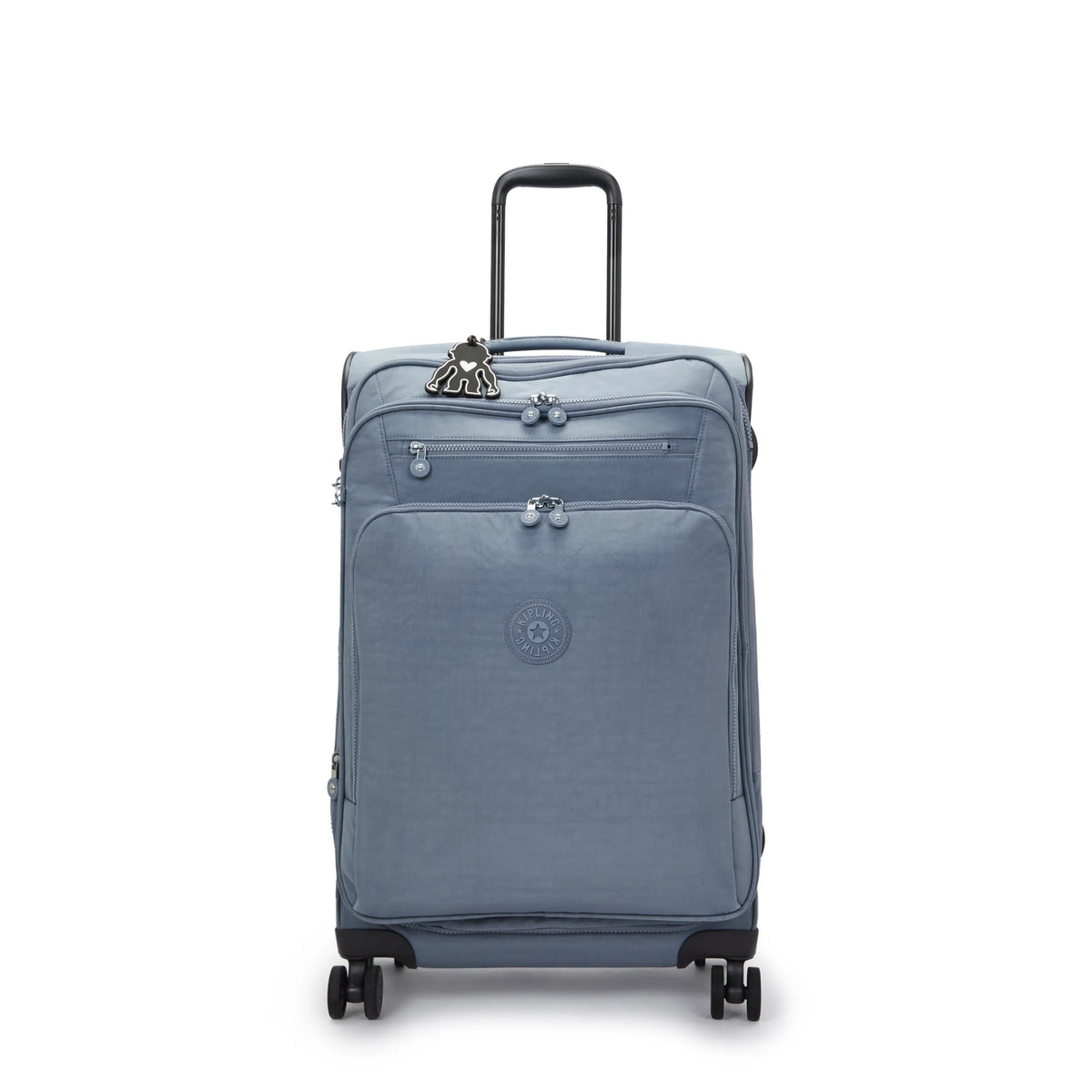 Youri Spin Medium 4 Wheeled Rolling Luggage Blue Stone - 1