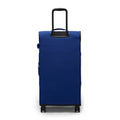 Spontaneous Large Printed Rolling Luggage Diamond Wave Embossed - 2