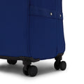 Spontaneous Large Printed Rolling Luggage Diamond Wave Embossed - 5