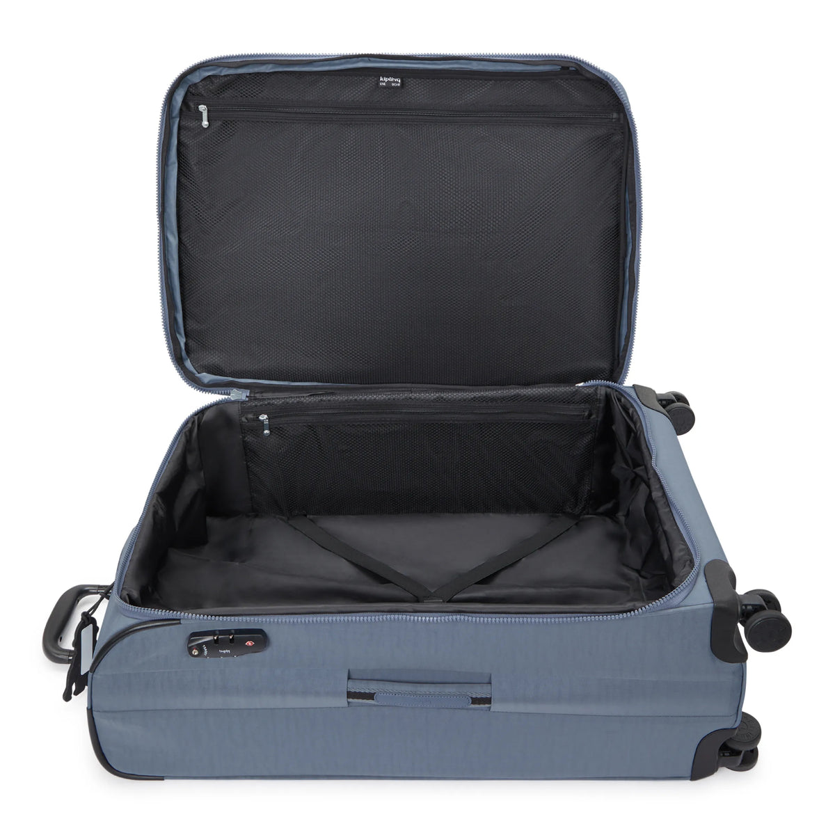 Youri Spin Large 4 Wheeled Rolling Luggage Blue Stone - 3