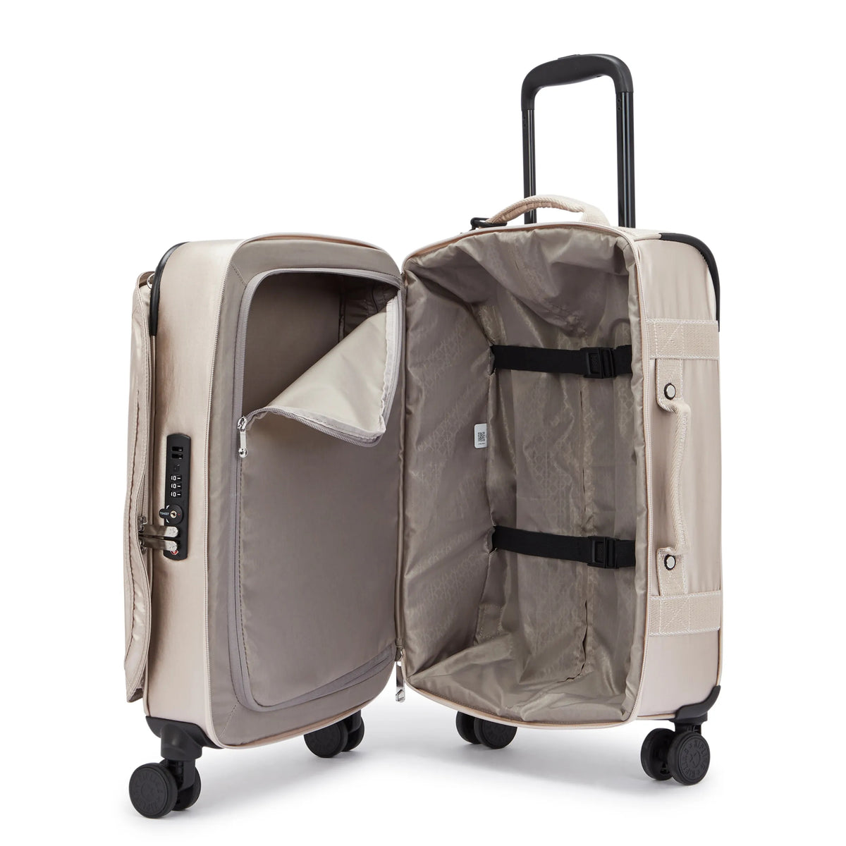 Spontaneous Small Metallic Rolling Luggage Metallic Glow - 3