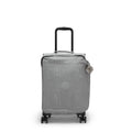 Spontaneous Small Metallic Rolling Luggage Grey Snake Metallic - 1