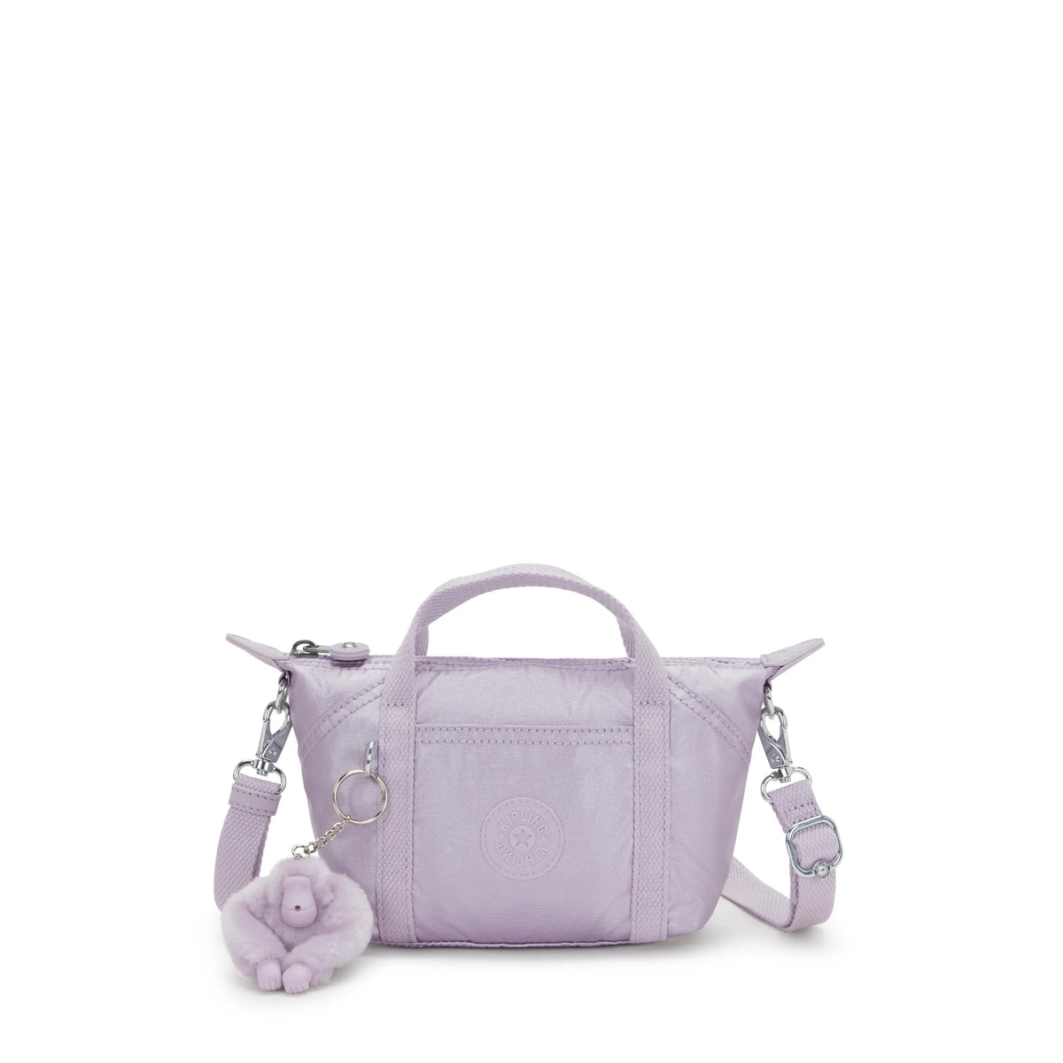 Art Compact Metallic Crossbody Bag Lilac Moon Metallic - 1