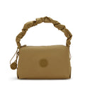 Eleni Medium Smooth Satin Shoulder Bag Goldish Brown - 1