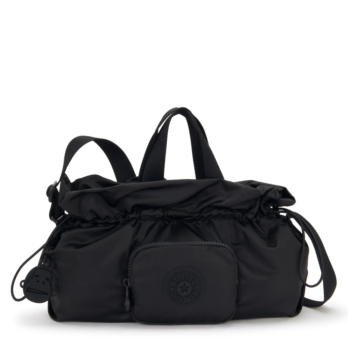 Elza Smooth Satin Crossbody Bag Simply Black - 1