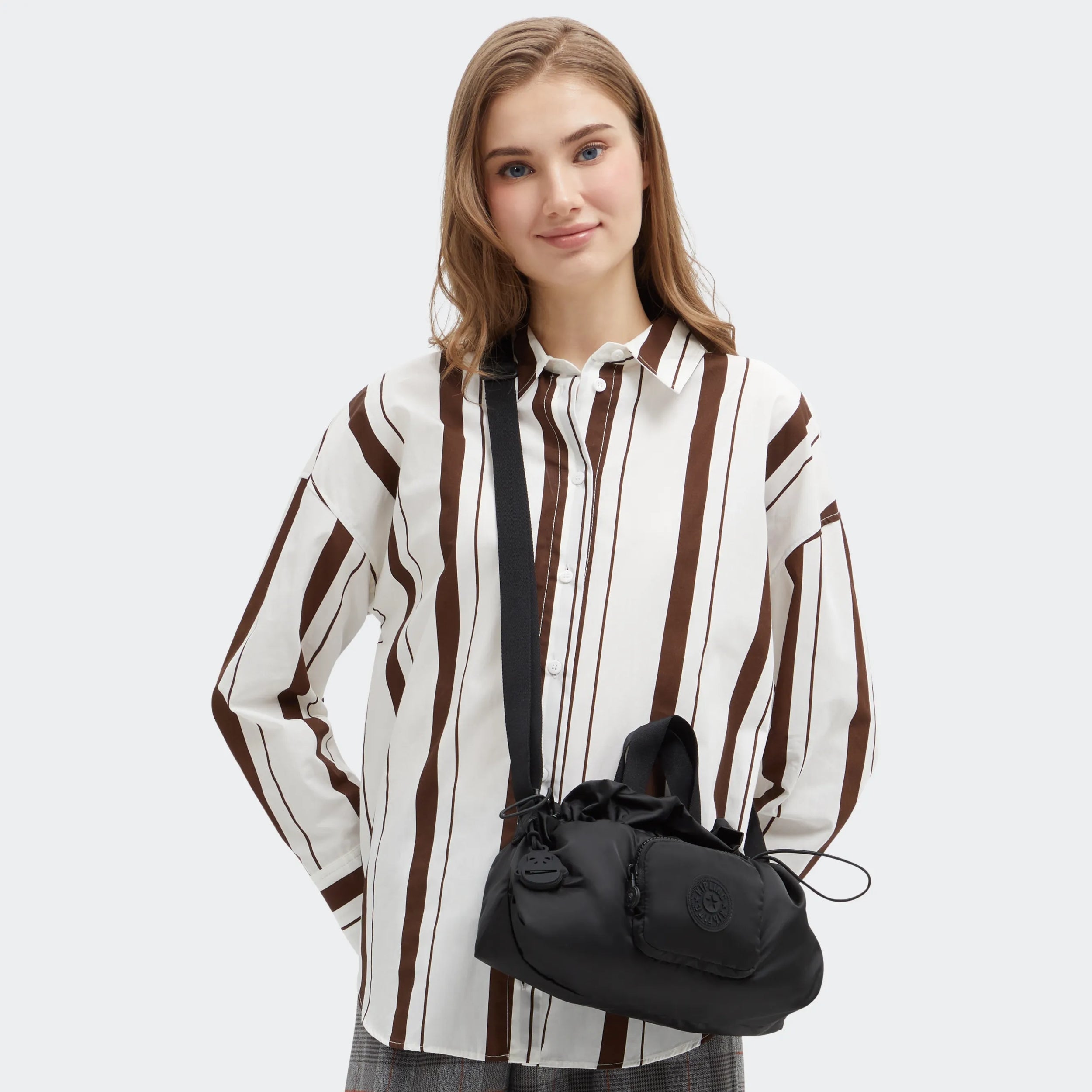 Elza Smooth Satin Crossbody Bag