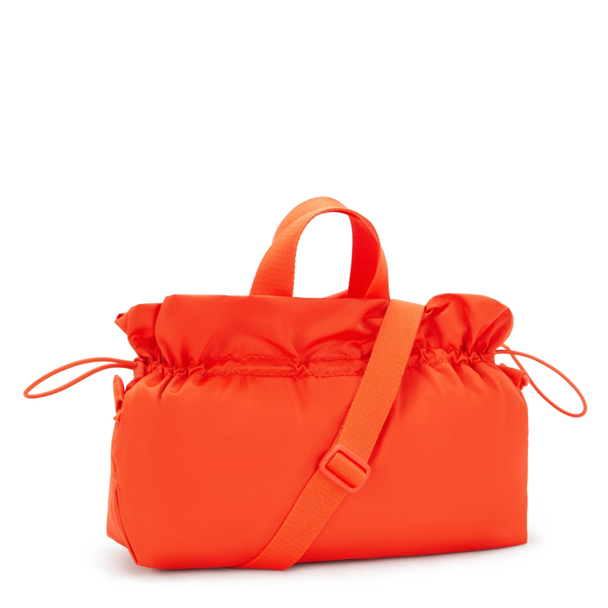 Elza Smooth Satin Crossbody Bag Open Orange Gloss - 2
