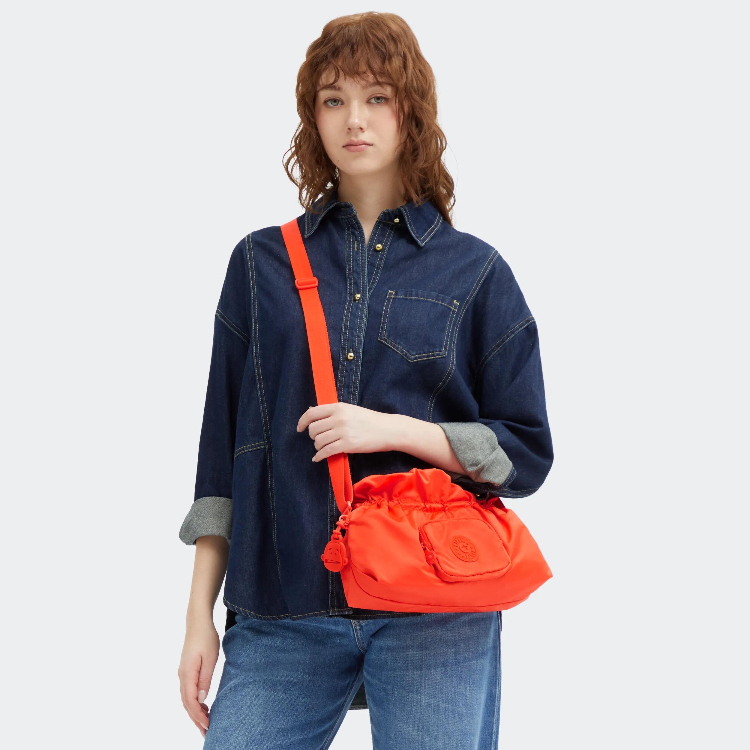 Elza Smooth Satin Crossbody Bag