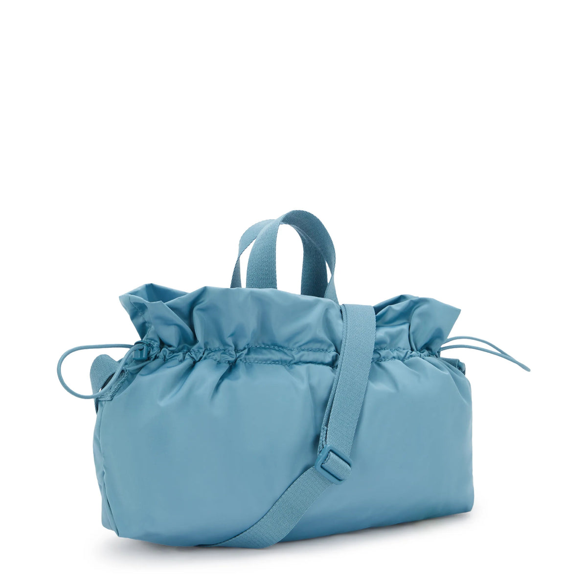 Elza Smooth Satin Crossbody Bag Sounds Blue Gloss - 2