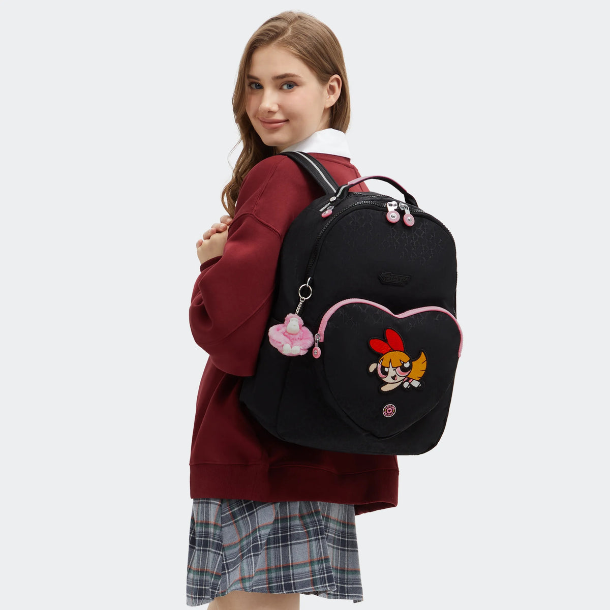 The Powerpuff Girls Seoul Large 15" Laptop Backpack Powerpuff Girl Pink - 2