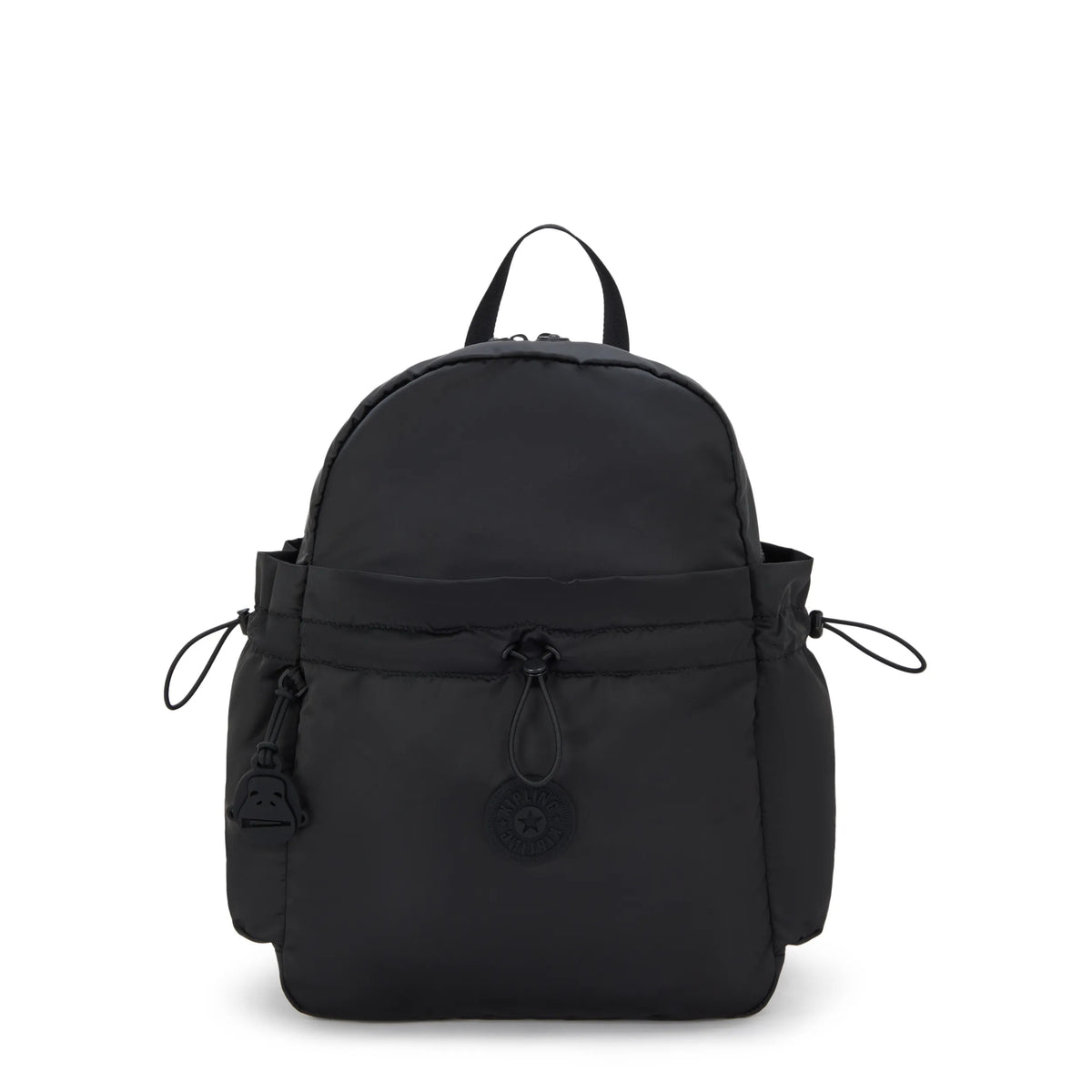 Amita Smooth Satin Backpack Simply Black - 1
