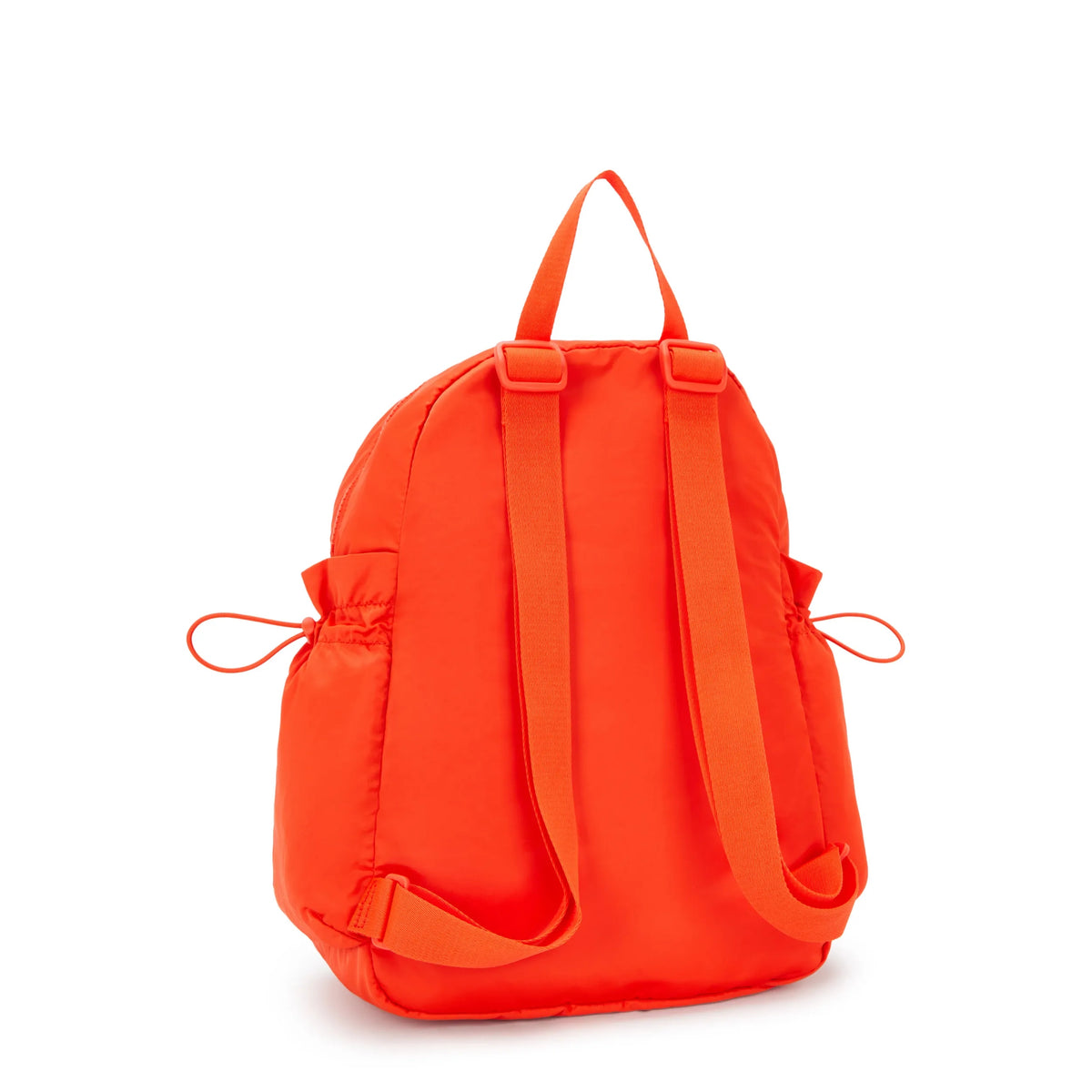 Amita Smooth Satin Backpack Open Orange - 2