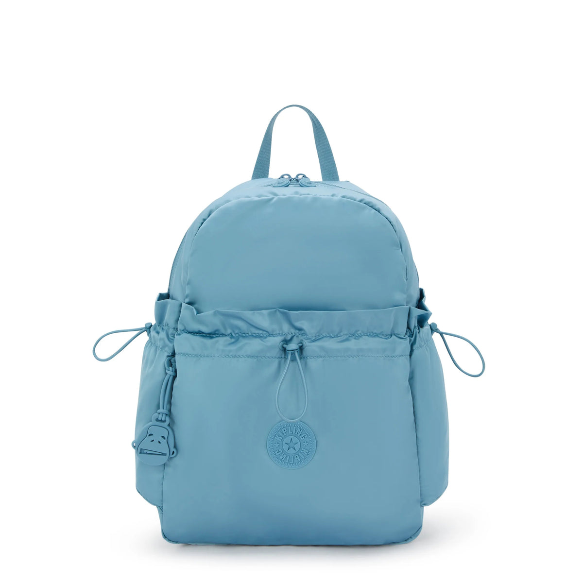 Amita Smooth Satin Backpack Sounds Blue - 1