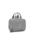 Beachpalm Small Metallic Toiletry Bag Grey Snake Metallic - 4