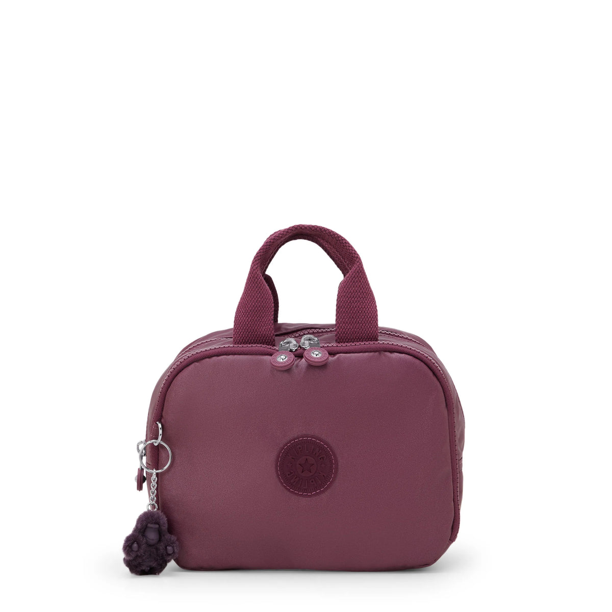 Beachpalm Small Metallic Toiletry Bag Grape Wine Metallic - 1