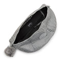 Maci Metallic Waist Pack Grey Snake Metallic - 4