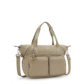 Art Duo Pocket Tote Bag Boho Tan - 5