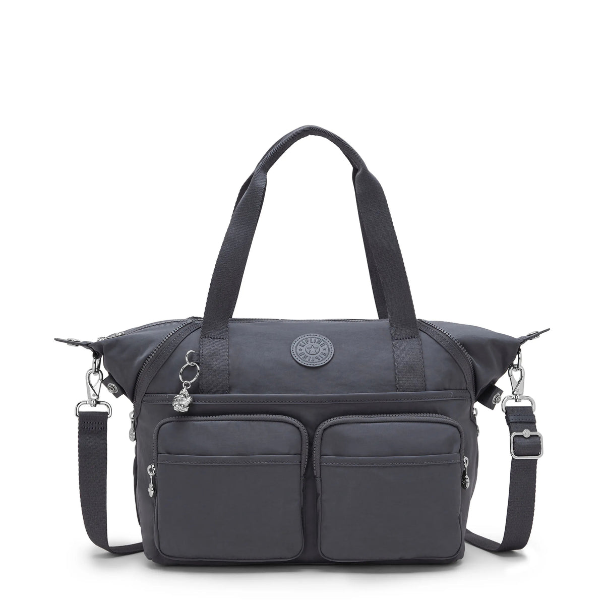 New Art Duo Pocket Tote Bag Moonlit Slate - 