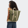 Art Backpack Cotton Khaki - 2
