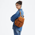 City Pocket Mini Backpack Stylish Mokka - 2