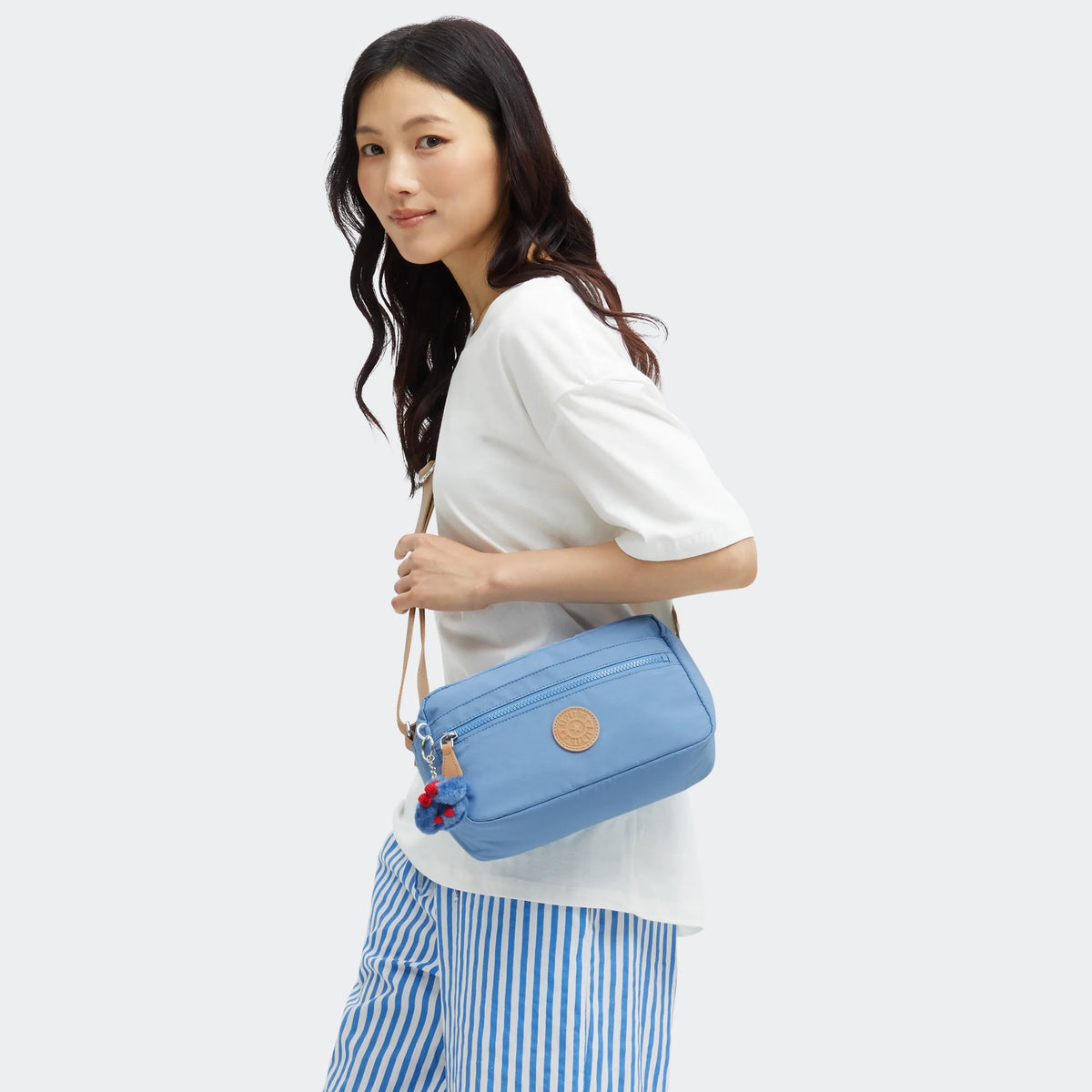 Ozita Medium Crossbody Bag Cotton Air Blue - 2