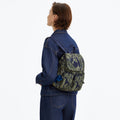 City Pocket Mini Printed Backpack Striped Grasses - 2