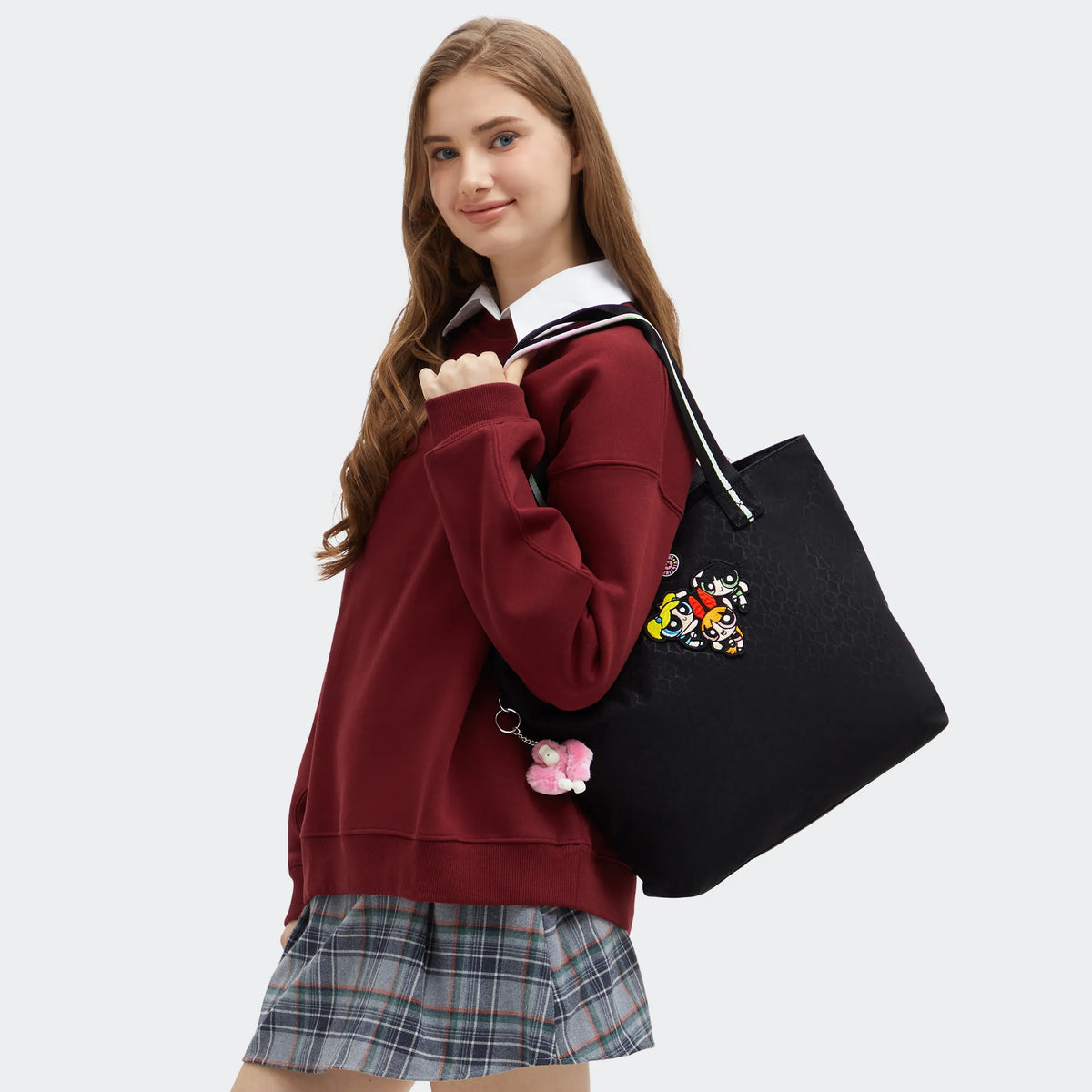 The Powerpuff Girls Hye Laptop Tote Bag Powerpuff Girl Black - 2