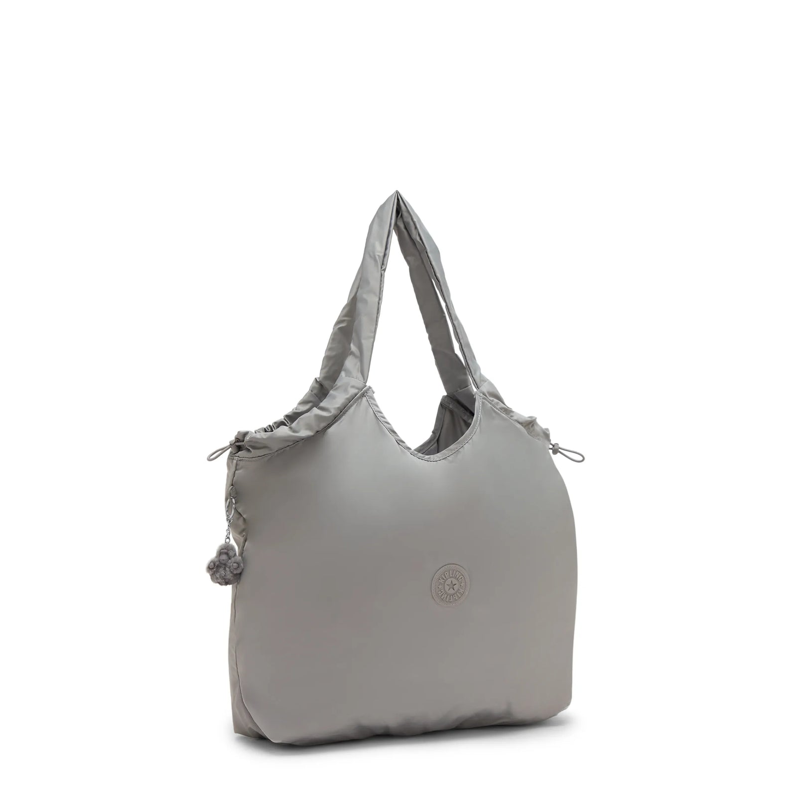 Assie Large Tote Bag Entirely Grey Exterior / Interior: Recycled Polyester