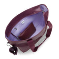 Anina Metallic 16" Laptop Tote Bag Grape Wine Metallic - 4