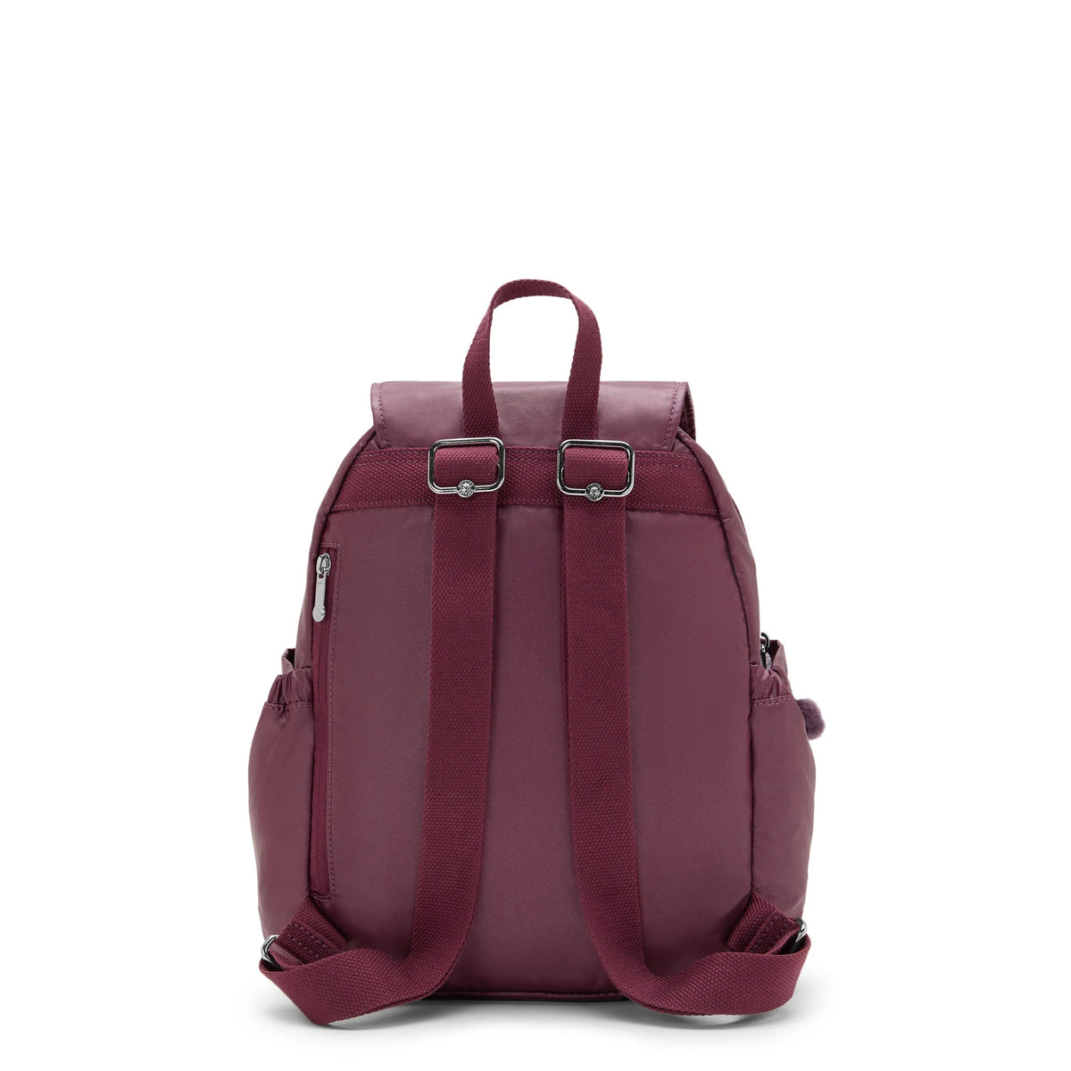 City Pocket Small Metallic Backpack Grape Wine Metallic - 3