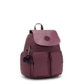 City Pocket Small Metallic Backpack Grape Wine Metallic - 5