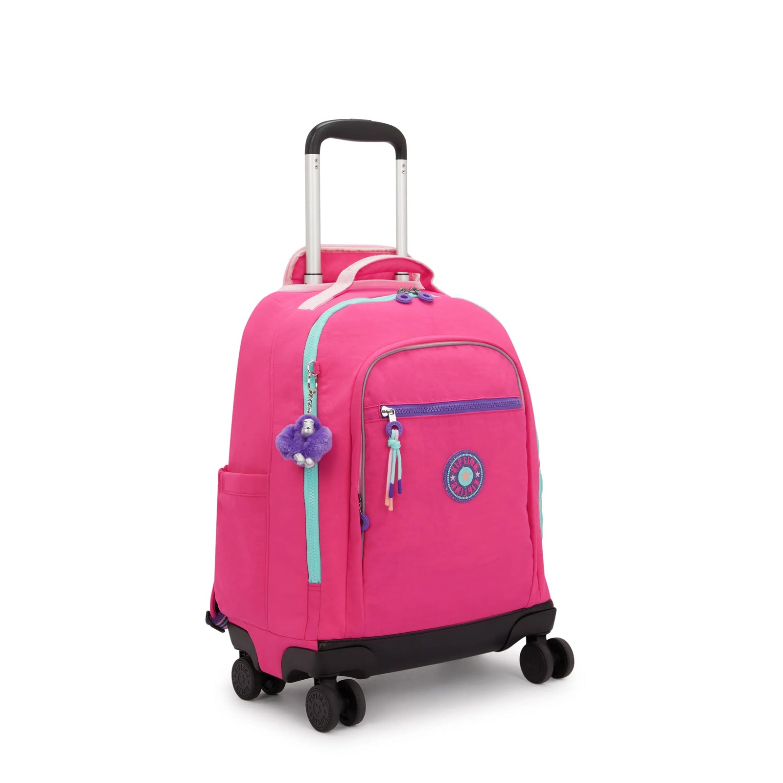 New Zea 15" Laptop Rolling Backpack Intense Rose C-view-4
