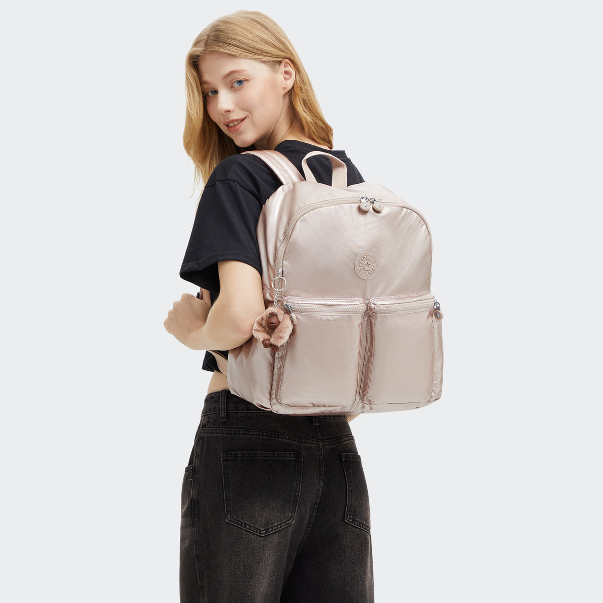 Charnell 11.5" Metallic Laptop Backpack QUARTZ METALLIC - 2